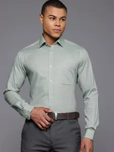 Raymond Slim Fit Opaque Formal Shirt with Patch Pocket