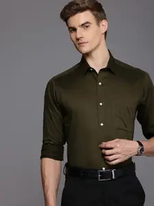 Raymond Slim Fit Textured Pure Cotton Formal Shirt