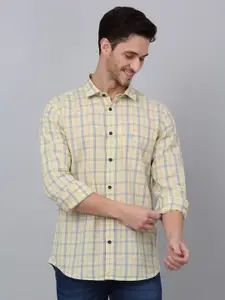 Cantabil Men Tartan Checks Opaque Checked Casual Shirt