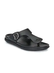 Egoss Men Leather Buckle Design Comfort Sandals
