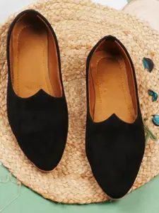 BAESD Men Velvet Suede Mojaris