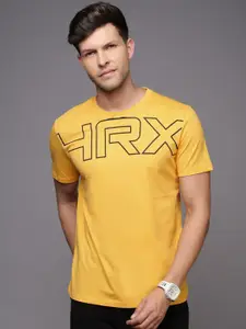 HRX by Hrithik Roshan Men Typography Printed Round Neck T-shirt