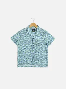 Allen Solly Junior Boys Floral Opaque Conversational Printed Casual Shirt