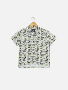 Allen Solly Junior Boys Opaque Conversational Printed Casual Shirt