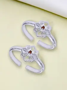 Taraash Set Of 2 Sterling Silver Toe Rings