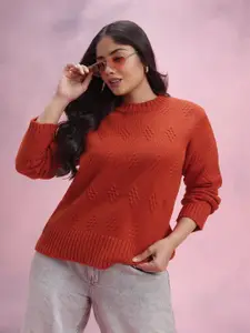 DressBerry Curve Plus Size Acrylic Pullover