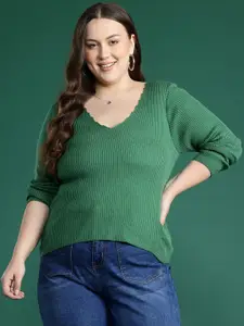 DressBerry Curve Plus Sized Pullover Sweaters