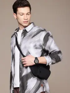 The Roadster Life Co. Pure Cotton Printed Relaxed Fit Casual Shirt