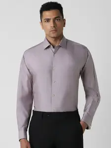 Van Heusen Men Spread Collar Long Sleeves Formal Shirt