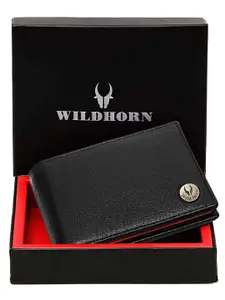 WildHorn Men Leather Two Fold Wallet