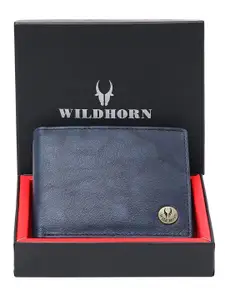WildHorn Men Leather Two Fold Wallet
