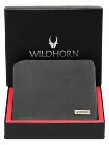 WildHorn Men Leather Two Fold Wallet