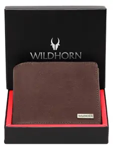 WildHorn Men Leather Two Fold Wallet