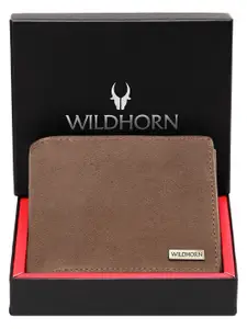 WildHorn Men Leather Two Fold Wallet