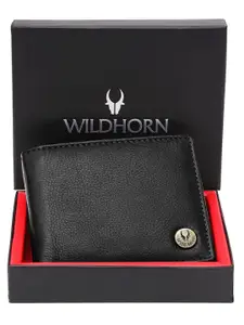 WildHorn Men Leather Two Fold Wallet