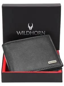WildHorn Men Leather Two Fold Wallet