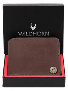 WildHorn Men Leather Two Fold Wallet