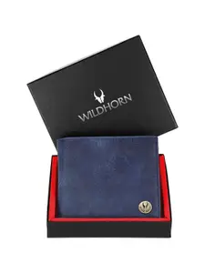 WildHorn Men Leather Two Fold Wallet