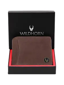 WildHorn Men Leather Two Fold Wallet