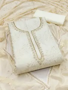 KIMISHA Women Embroidered Unstitched Dress Material