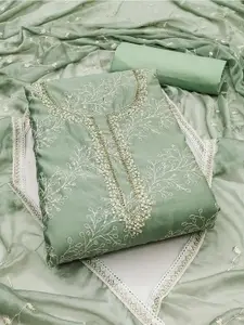 KIMISHA Embroidered Unstitched Dress Material