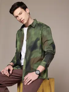 The Roadster Life Co. Pure Cotton Printed Relaxed Fit Casual Shirt