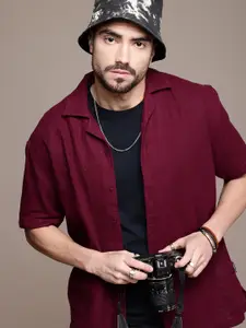 The Roadster Life Co. Relaxed Fit Drop-Shoulder Sleeves Pure Cotton Casual Shirt