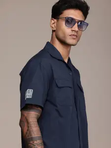 The Roadster Life Co. Pure Cotton Relaxed Fit Opaque Casual Shirt