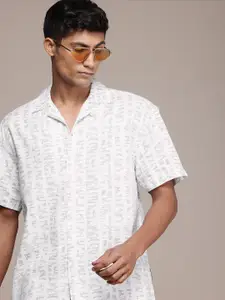 The Roadster Life Co. Pure Cotton Printed Relaxed Fit Casual Shirt