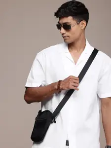 The Roadster Life Co. Pure Cotton Self Design Textured Relaxed Fit Casual Shirt