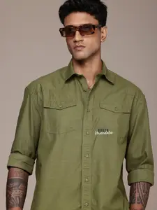 The Roadster Life Co. Pure Cotton Relaxed Fit Casual Shirt