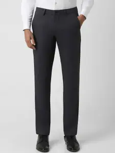 Van Heusen Men Slim Fit Mid-Rise Trousers