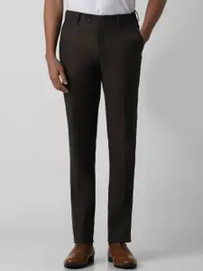 Van Heusen Men Slim Fit Mid-Rise Trousers