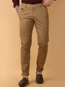 V-Mart Men Mid- Rise Slim Fit Cotton Trousers