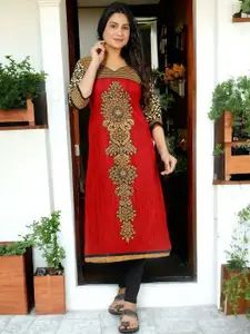 Jevi Prints Women Ethnic Motifs A-Line Printed Kurta