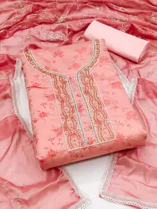 KIMISHA Women Embellished Unstitched Dress Material