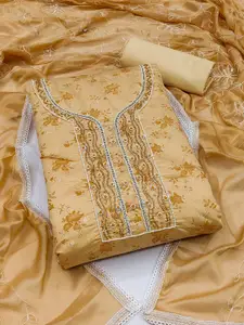 KIMISHA Women Embellished Unstitched Dress Material