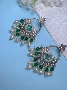 I Jewels Contemporary Chandbalis Earrings