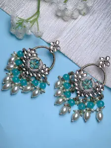 I Jewels Contemporary Chandbalis Earrings