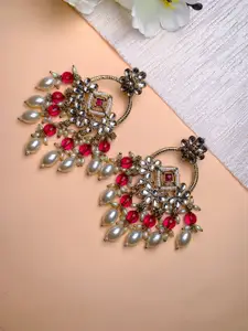 I Jewels Contemporary Chandbalis Earrings