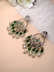 I Jewels Contemporary Chandbalis Earrings