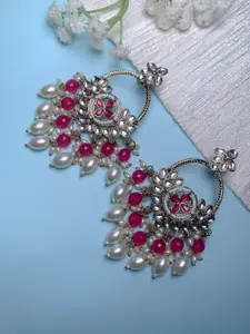 I Jewels Contemporary Chandbalis Earrings