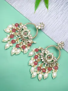 I Jewels Contemporary Chandbalis Earrings
