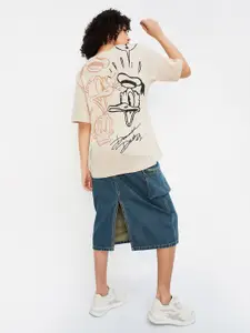 MAX URB_N Women Donald Duck Printed T-shirt