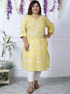 Swasti Women Floral Checked Floral Kurta