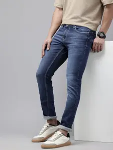 SPYKAR Men Skinny Slim Fit Low-Rise Heavy Fade Stretchable Jeans