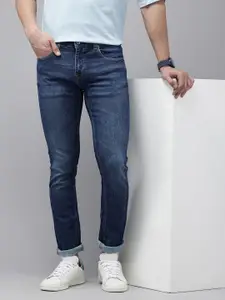 SPYKAR Men Skinny Fit Low-Rise Light Fade Stretchable Jeans