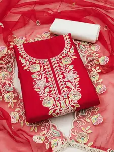 KIMISHA Embroidered Unstitched Dress Material