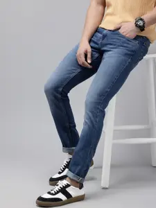 SPYKAR Men Skinny Slim Fit Low-Rise Light Fade Stretchable Jeans