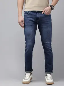SPYKAR Men Skinny Slim Fit Low-Rise Light Fade Stretchable Jeans